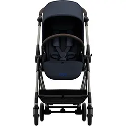 Коляска Cybex Melio Ocean Blue з бампером темно-синя (522002651) - мініатюра 2