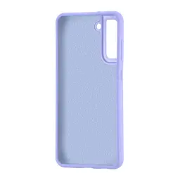 Чохол Silicone Case Samsung S21 FE (G990) Lilac Purple - мініатюра 2