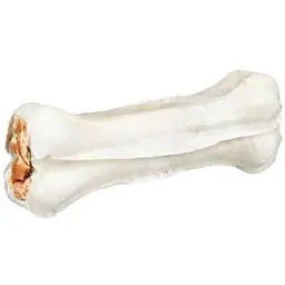 Ласощі для собак Trixie Denta Fun Duck Chewing Bones Кісточка для чищення зубів з качкою 10 см 70 г/2 шт. - мініатюра 2