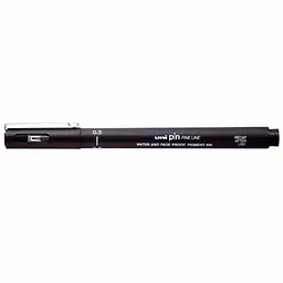 Лайнер UNI 0.5мм fine line (PIN05-200.Black) - мініатюра 1