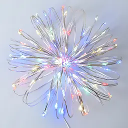 Електрогірлянда Yes! Fun нитка на мідному дроті 100 LED статична 10 м різнокольорова (975037)  - мініатюра 3