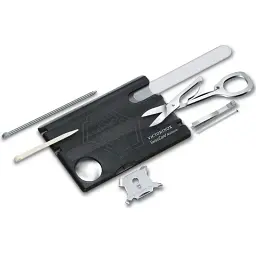 Мультитул Victorinox SwissCard NailCare Transparent Black (0.7240.T3)
