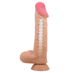 Фалоімітатор - Pretty Love Sliding Skin 9.4" Flesh - мініатюра 5