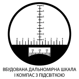 Бінокль морський General 10x50 з компасом Камуфляж - мініатюра 6