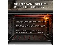 Духовка настільна Perfelli MIRAGE 48 BLACK - мініатюра 4