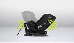 Автокрісло Lionelo Bastiaan RWF i-Size Black Carbon, чорне (LO-BASTIAAN RWF I-SIZE BLACK CARBON) - мініатюра 11