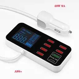 Автомобільний зарядний пристрій Addap 12-24V 40W LED QC3.0 PD3.0 (WLX-A9S+) - мініатюра 4