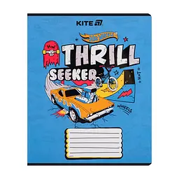 Зошит Kite Hot Wheels, 18 аркушів, лінія (HW25-237), в асортименті - мініатюра 4
