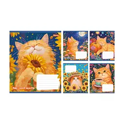 Зошит 1 вересня Sunny cat А5 18 аркушів лінія (768772), в асортименті