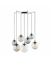 Підвісний світильник TK Lighting 4863 Esme E27 7x15W IP20 Bk - мініатюра 4