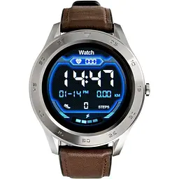 Смарт-годинник Smart Watch Gelius Pro GP-L3 (URBAN WAVE 2020) (IP68) Silver/Dark Brown - мініатюра 2