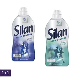Набір: кондиціонер для білизни Silan  Свіжість Океану 1.1 л + кондиціонер для білизни Silan Прохолодна свіжість 1.1 л