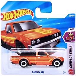 Базова машинка Hot Wheels Compact Kings Datsun 620 червона (5785) JPJ80 - мініатюра 2