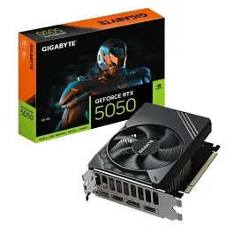 Відеокарта GeForce RTX 5050, Gigabyte, 8Gb GDDR6, 128-bit, 2xHDMI/2xDP, 2572/20000 MHz, 8-pin (GV-N5050D6-8GD) - мініатюра 5