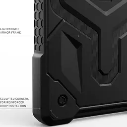 Оригінальний протиударний чохол UAG Monarch для Samsung Galaxy S24 Ultra (6.8") Carbon Fiber 214415114242 - мініатюра 8