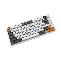 Клавіатура Ajazz AF82 Wireless/Bluetooth/USB UA Gray/White/Orange (AF82-GWO) - мініатюра 5