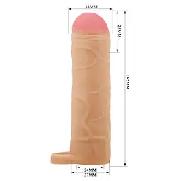 Насадка на пеніс Pretty Love Bunion Penis Extender, 16.5 см - мініатюра 6