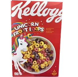 Сухий сніданок Kellogg's Froot Loops Unicorn фруктові колечки 375 г