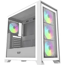 Корпус Darkflash DRX90 Glass White (DRX90 GLASS White) - мініатюра 1