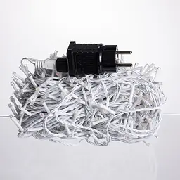 Світлодіодна гірлянда Garlando 500L50MWML Роса 50 метрів 500 LED біла нитка Мультиколор  - мініатюра 3