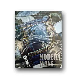 Поліетиленовий пакет із прорубною ручкою (банан) розмір 42х52 "Modern Jeans" 50 шт/уп. - мініатюра 2