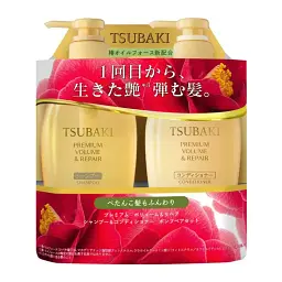 FINETODAY Tsubaki Premium Volume & Repair Kit набір для обʼєму та відновлення волосся 450 мл х 2 - мініатюра 3