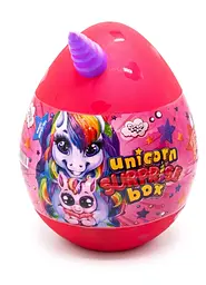 Набір для творчості в яйці Danko Toys Unicorn Surprise Box для дівчинки Рожевий (ID-175-E-35)