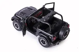 Машинка Rastar Jeep Wrangler JL на управлінні 1:14 чорний 79400 - мініатюра 2