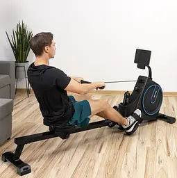 Гребний тренажер Gymtek XR1000 магнітний синій - мініатюра 16