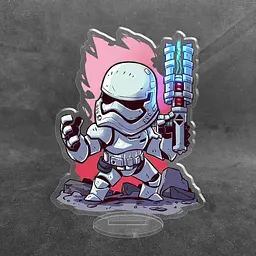 Акрилова колекційна фігурка Чібі Chibi Зоряні війни Star Wars - Штурмовик 10 см