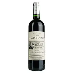 Вино Chateau Carcenac Rouge 2020 AOP Gaillac, красное, сухое, 0,75 л