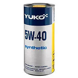 Автомобільна моторна олива YUKO SYNTHETIC 4T 5W-40, API SN 1л - мініатюра 2