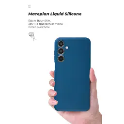 Чохол до мобільного телефона Armorstandart ICON Samsung M35 5G (M356) Camera cover Blue (ARM77973) - мініатюра 7