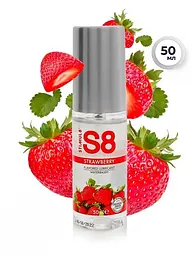 Лубрикант Stimul8 Flavored Lube на водній основі, 50 мл (полуниця)