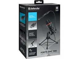Мікрофон для ПК/ для стрімінгу, подкастів Defender Forte GMC 300 USB (64631) - мініатюра 7