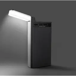 Повербанк зовнішній акумулятор Power bank із вбудованою лампою 30000mAh чорний HOCO J62 - мініатюра 3