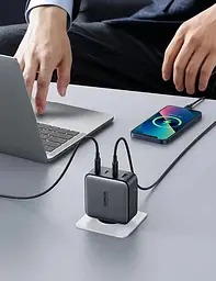Зарядний пристрій блок-адаптер живлення Ugreen CD226 100 W Wall Charger (40747) - мініатюра 4
