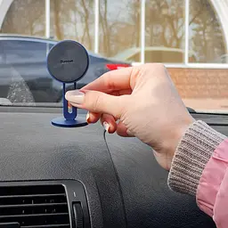 Тримач в машину Baseus Hollow Magnetic Car Mount Vertical Type чорний (28272) - мініатюра 6