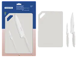 Набір ножів Plenus light grey, 3 предмети TRAMONTINA kuh0015855 - мініатюра 2