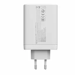 Зарядний пристрій Canyon CU140ACC GaN 150 Вт 3xPD 1xQC EU білий (CNS-CUW140ACC) - мініатюра 5