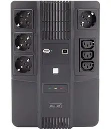Джерело безперебійного живлення Digitus 600 ВА / 360 Вт / 7 А*ч (DN-170110) - мініатюра 2
