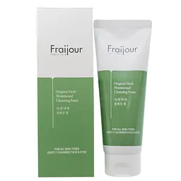 Пінка для вмивання з рослинними екстрактами Original Herb Wormwood Cleansing Foam Fraijour 150 мл - мініатюра 2
