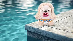 М'яка іграшка Fuggler Vacay Vibes Hedge Grog кремовий 23 см (15714J) - мініатюра 4