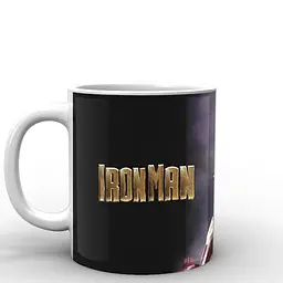 Кухоль GeekLand Залізна Людина Iron Man напис IM.02.033.724 330 мл білий - мініатюра 2