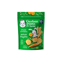 Дитяче печиво Gerber Пшеничне з морквою з 12 місяців 100 г (1627032)