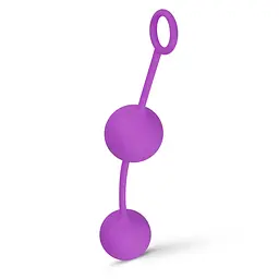 Вагінальні кульки Easy Toys Pleasure Balls, 16 см, фіолетовий - мініатюра 4