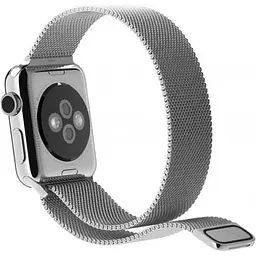 Ремінець DK CDK для Apple Watch 41mm (Series 7 / 8 / 9) Метал Milanese Loop (05526) (silver) - мініатюра 2