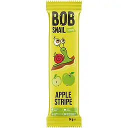 Конфета фруктовая Bob Snail Яблочный страйп, 14 г