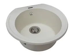 Кухонна мийка гранітна Miraggio Tuluza jasmine 520x483x204 00210503, Береза - мініатюра 2