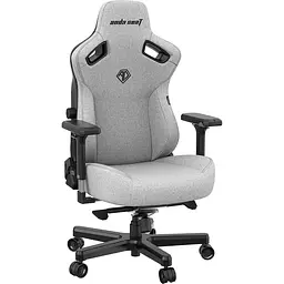 Крісло для геймерів Anda Seat Kaiser 3 Size L Fabric Grey (AD12YDC-L-01-G-PV/F) - мініатюра 3